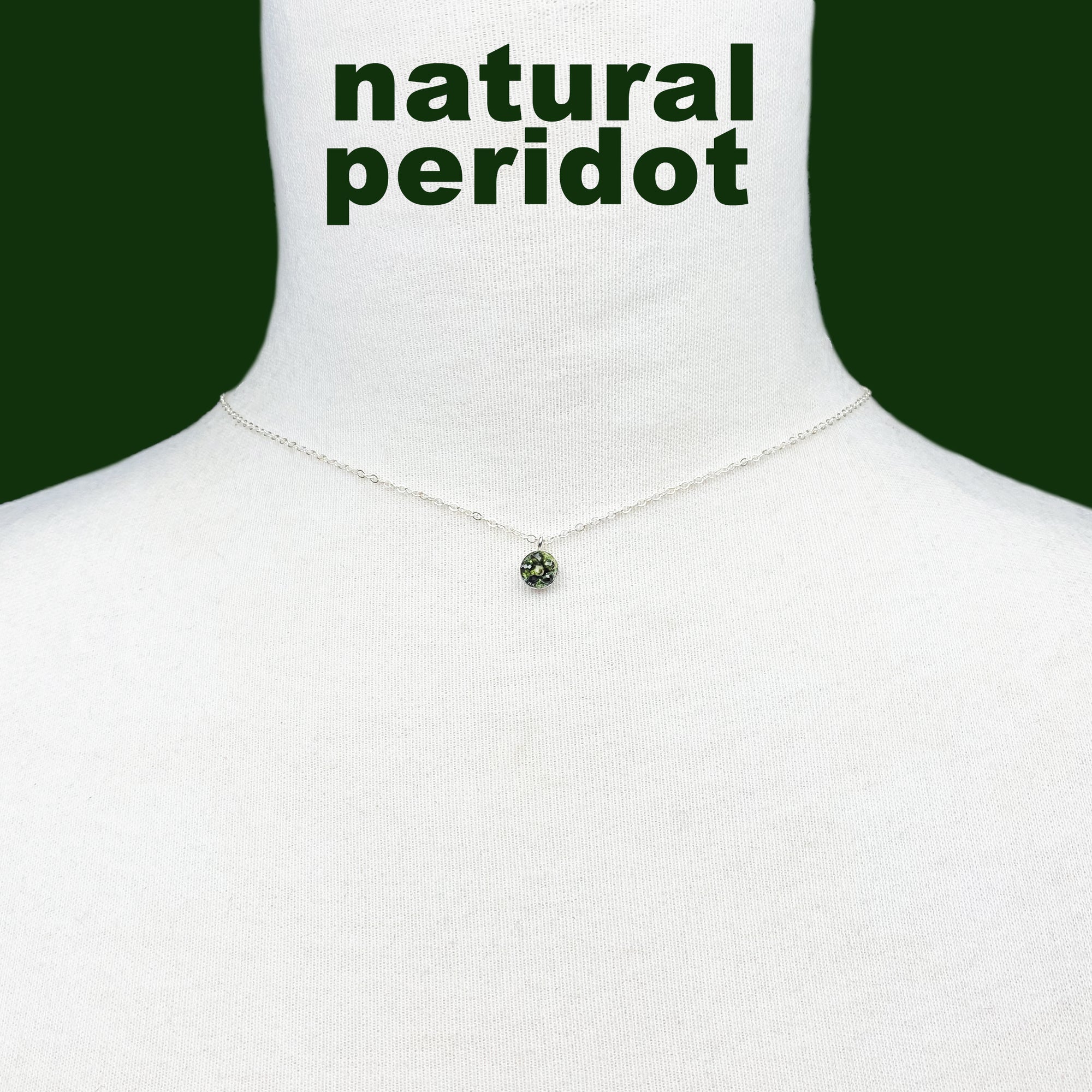 Tiny Fabulous Mosaic Birthstone necklace