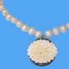 Spectacular Pearls: sapphire mosaic necklace