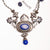 Nights in Hydra: lapis and silver necklace