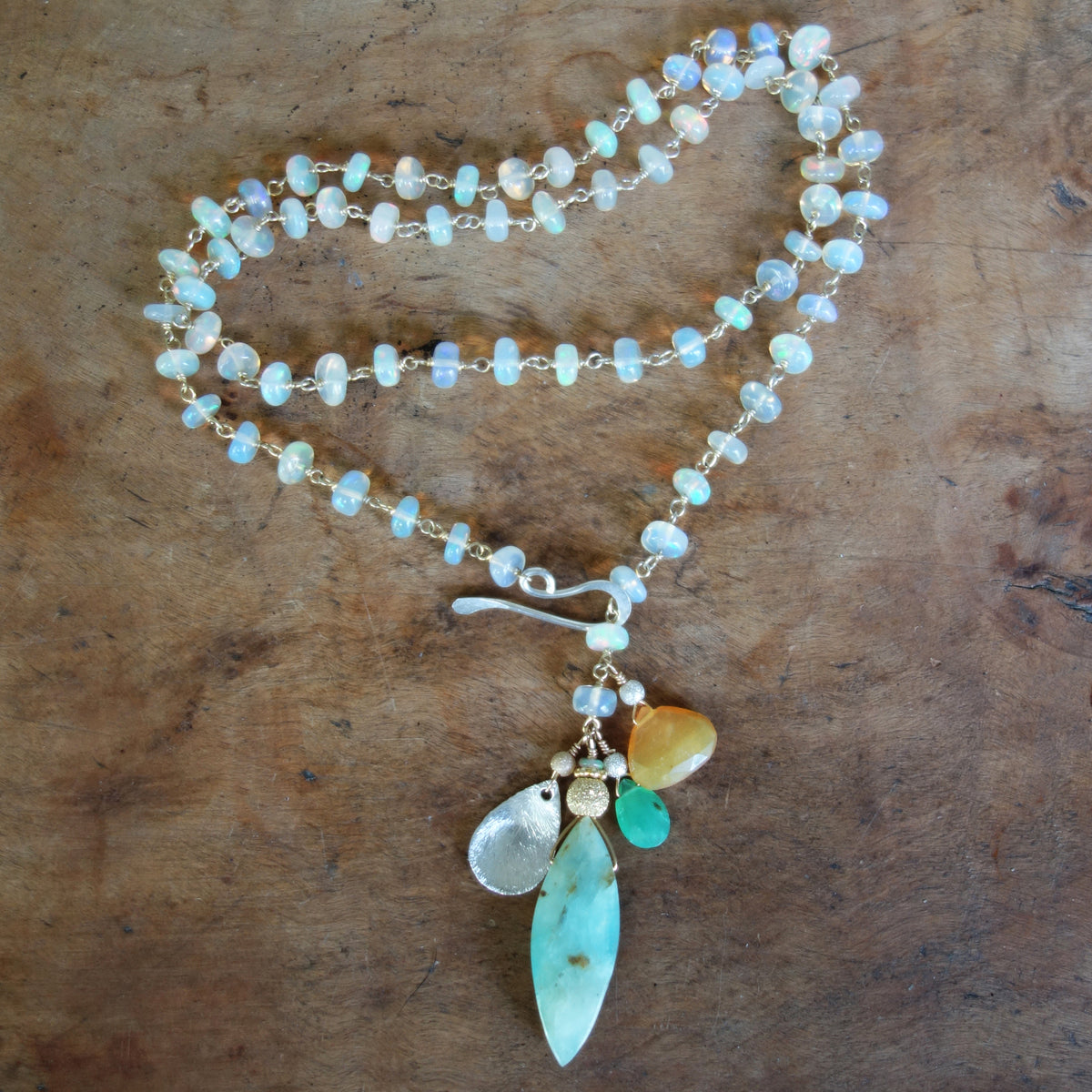 Ethereal (multi opal necklace)