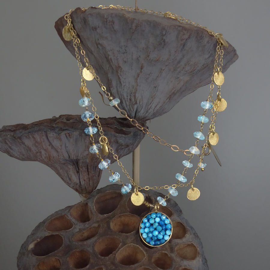 Song Song Blue Topaz necklace