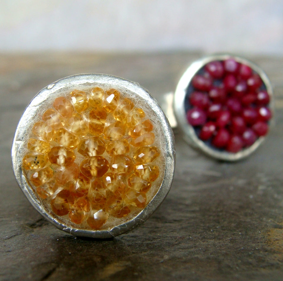 Iconic mosaic ring: CHOOSE your gem, darling