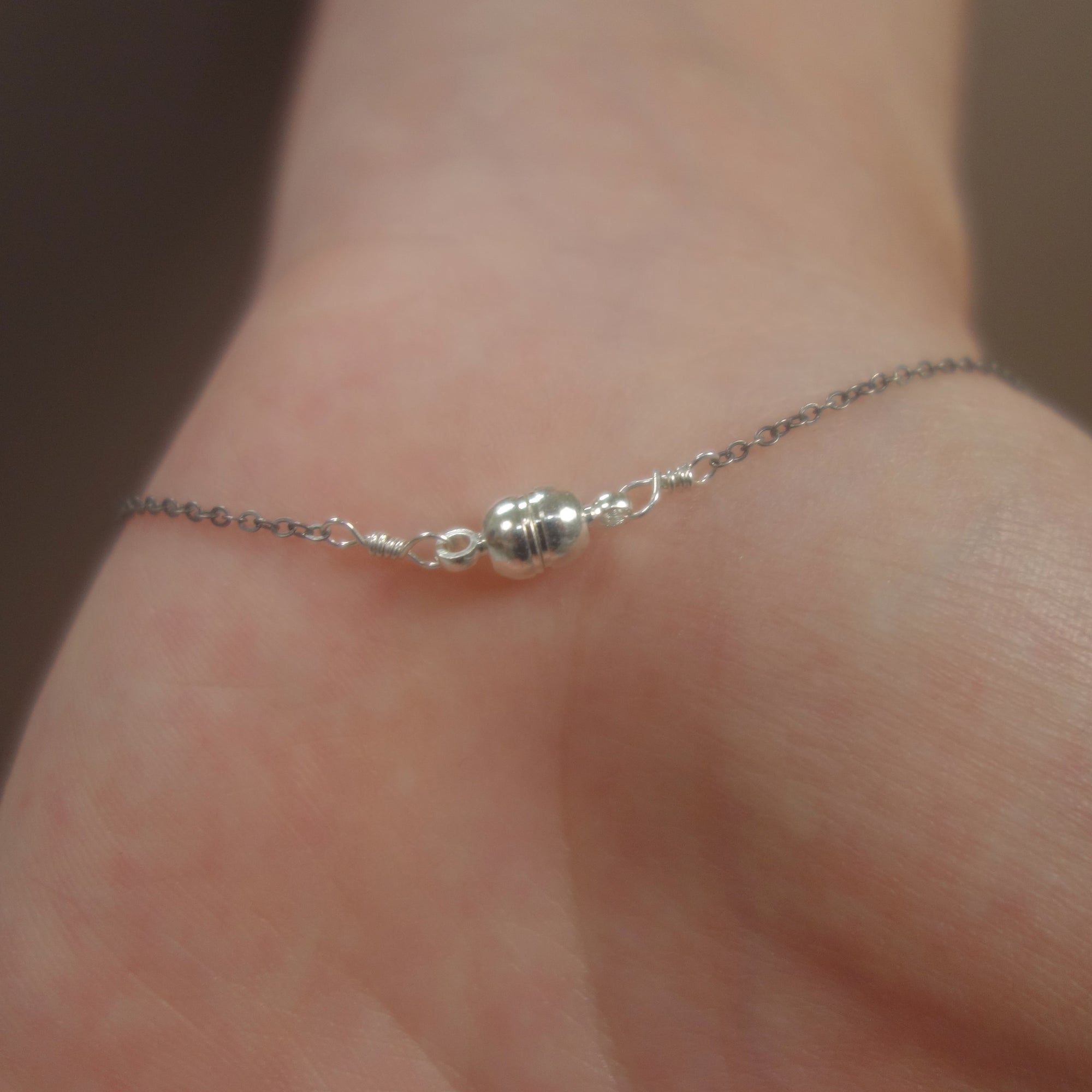 MMXXI stamped silver bracelet, with your school colors (gemstones)