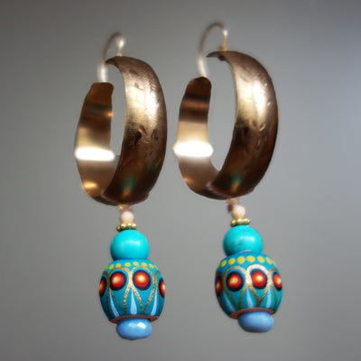 Oaxaca hoop earring