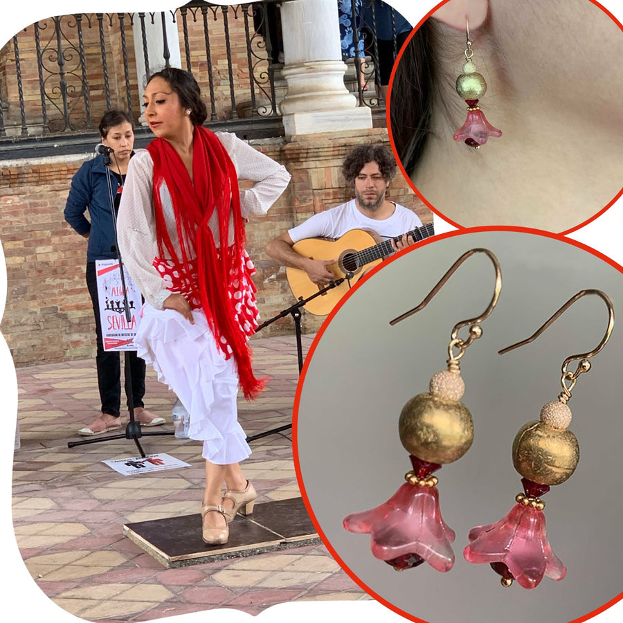 Tacones on Tiles earring