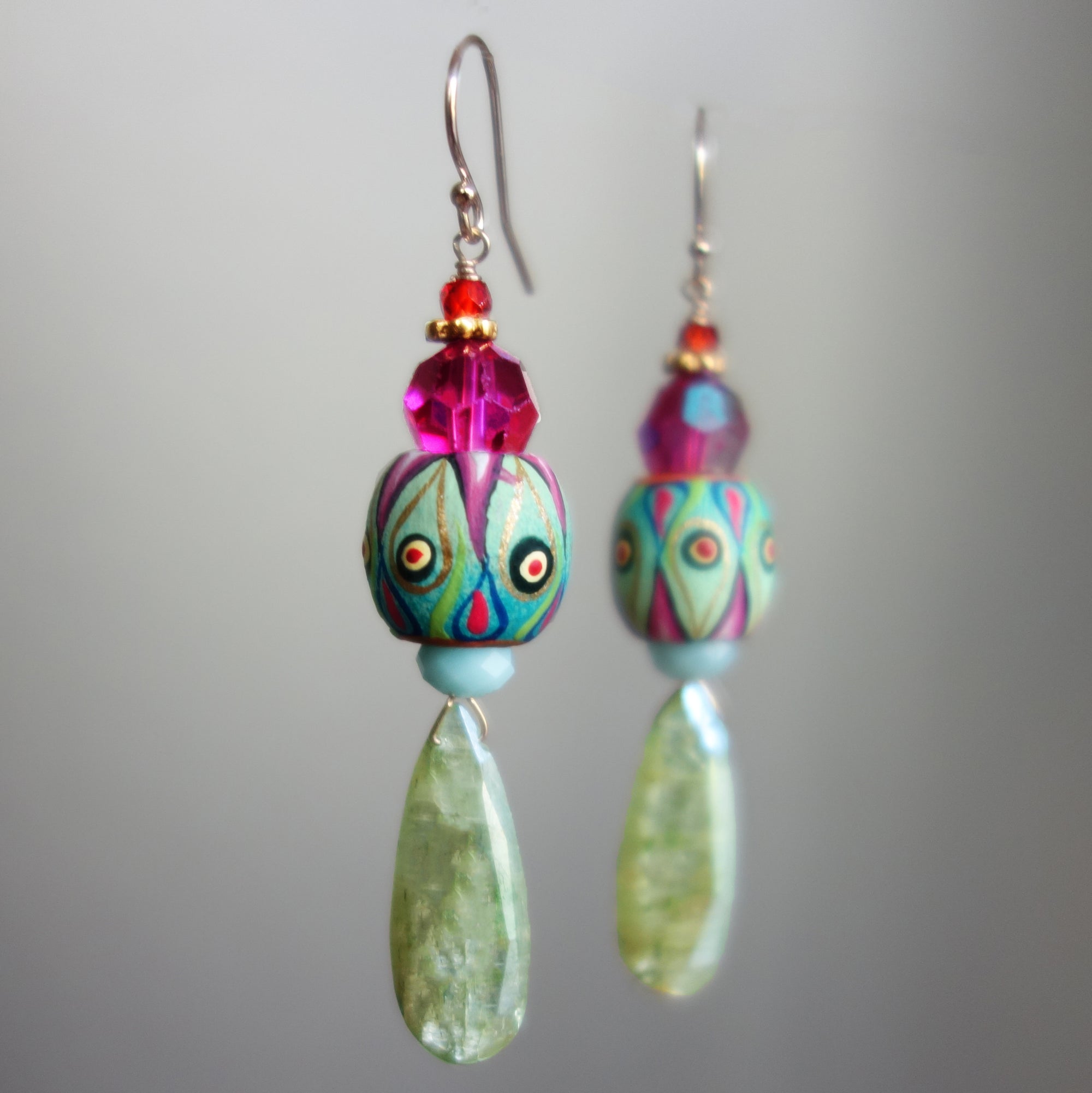 Tilcajete kyanite earring