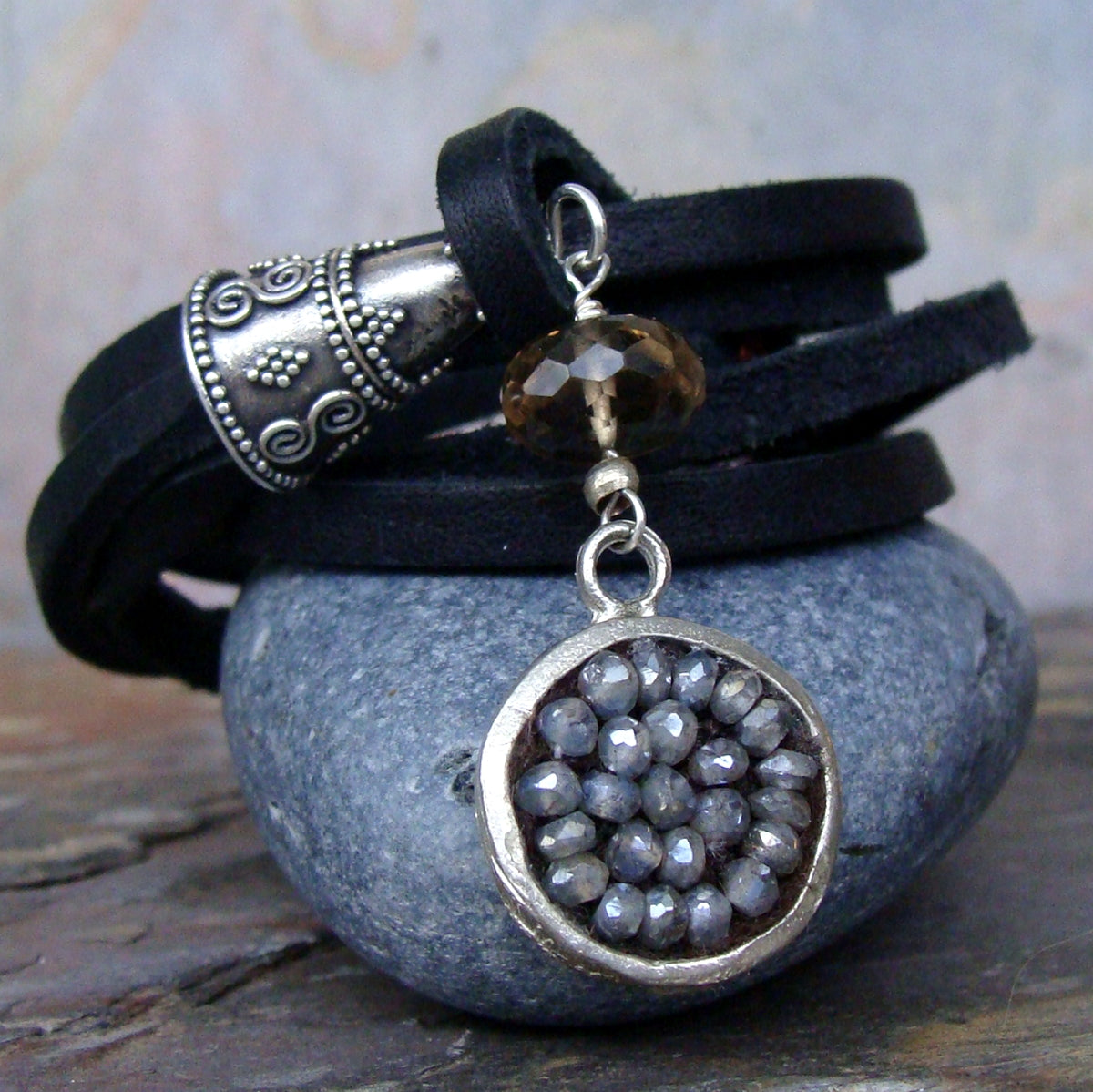 Labradorite wrap me up bracelet/necklace