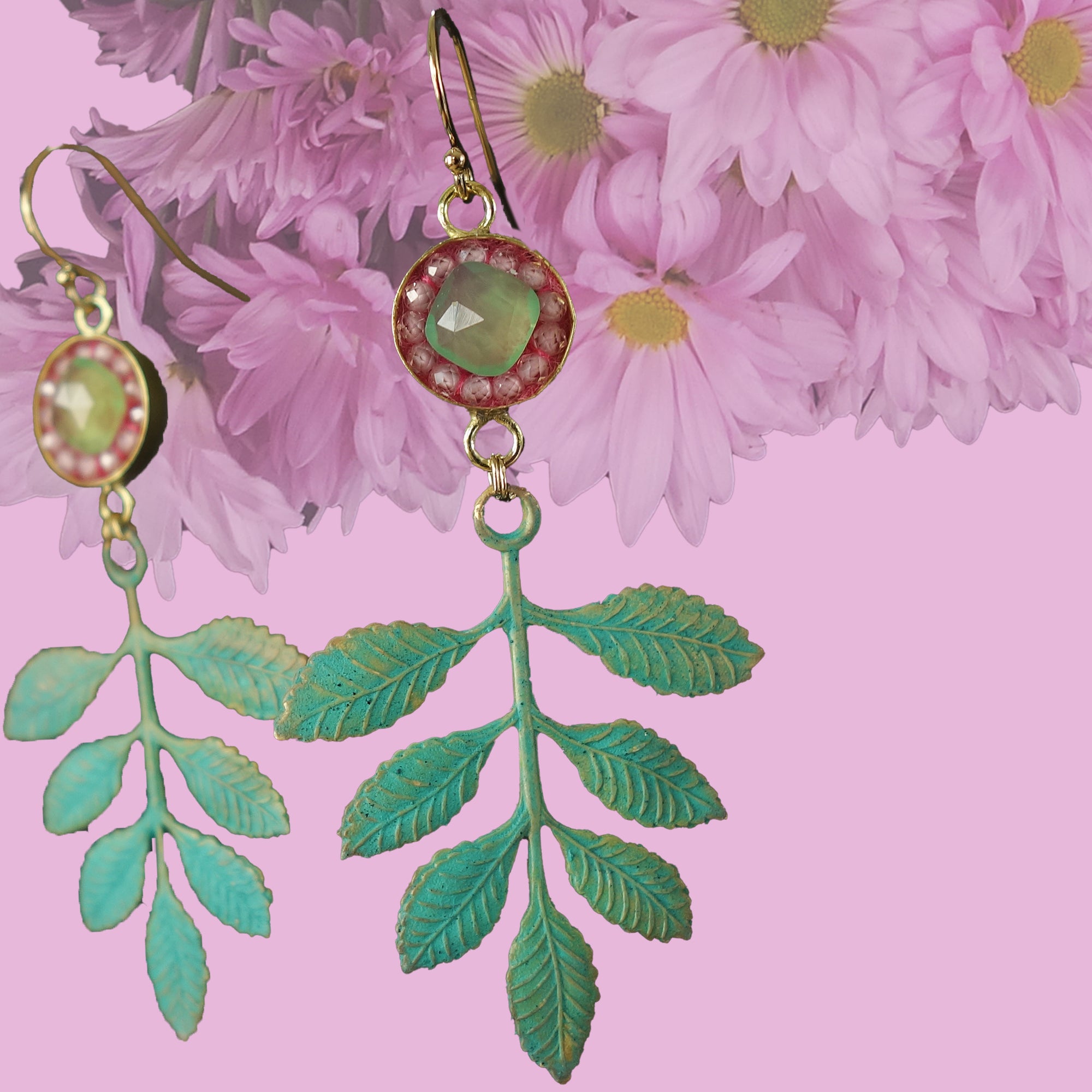 The Garden of your Heart: mosaic earrings