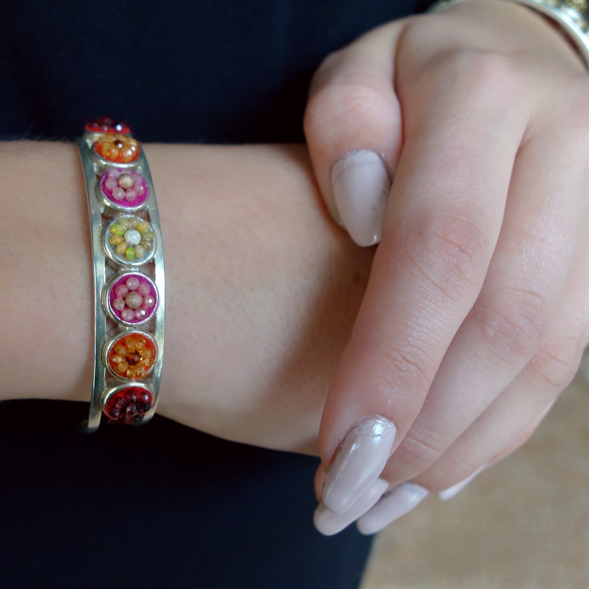 Sunrise in Byzantium: Multi Mosaic Cuff