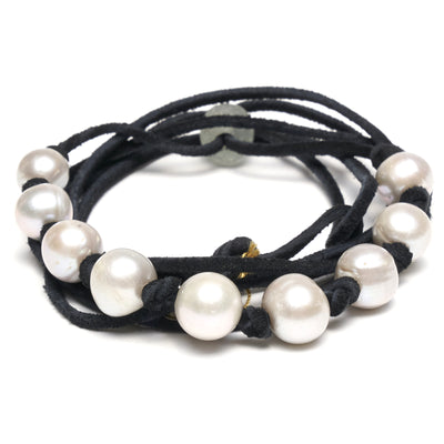 Not your mama's pearls wrap bracelet/necklace