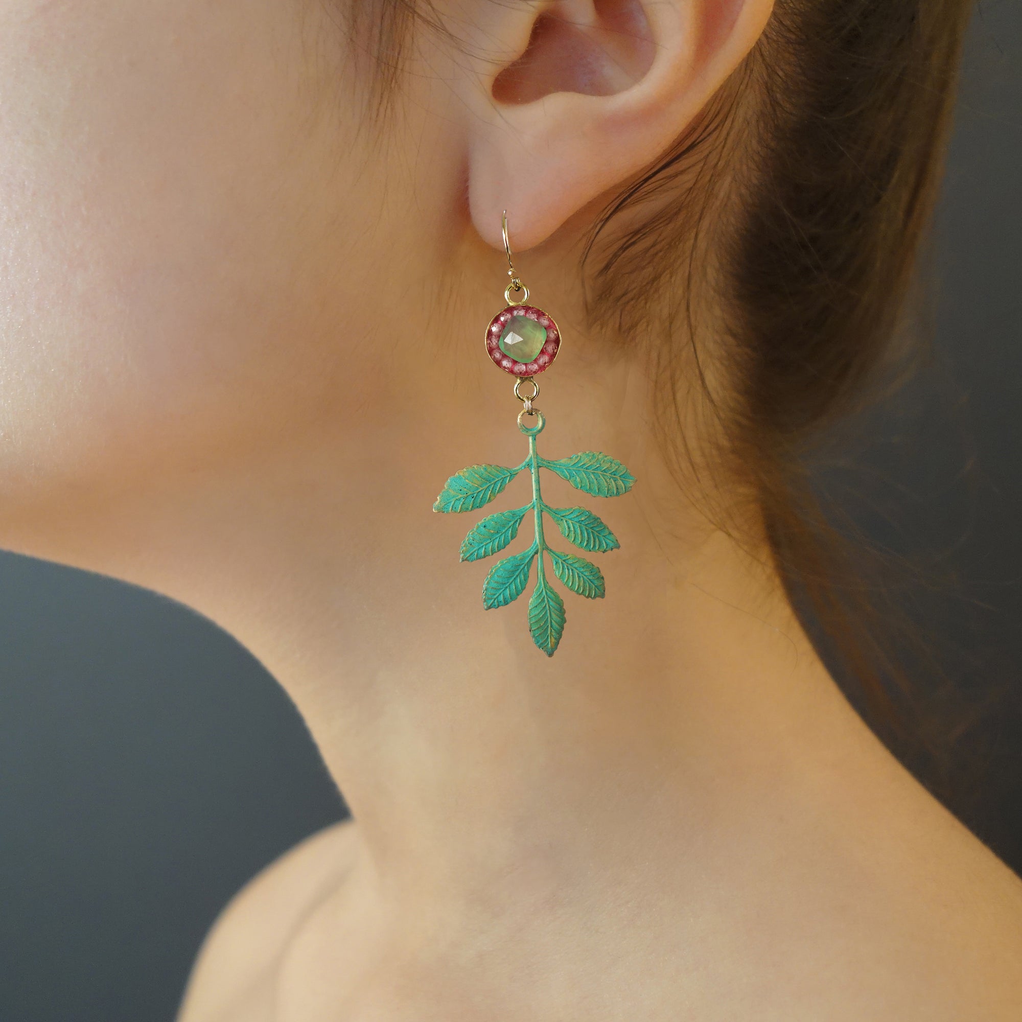 The Garden of your Heart: mosaic earrings