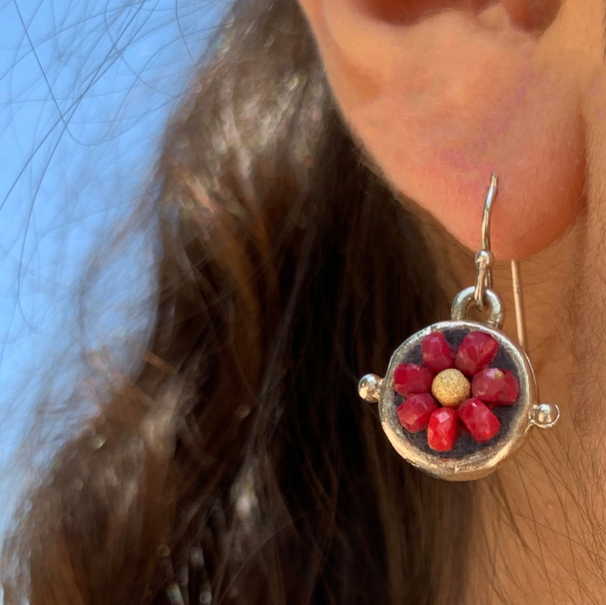 Darling Ruby Earrings
