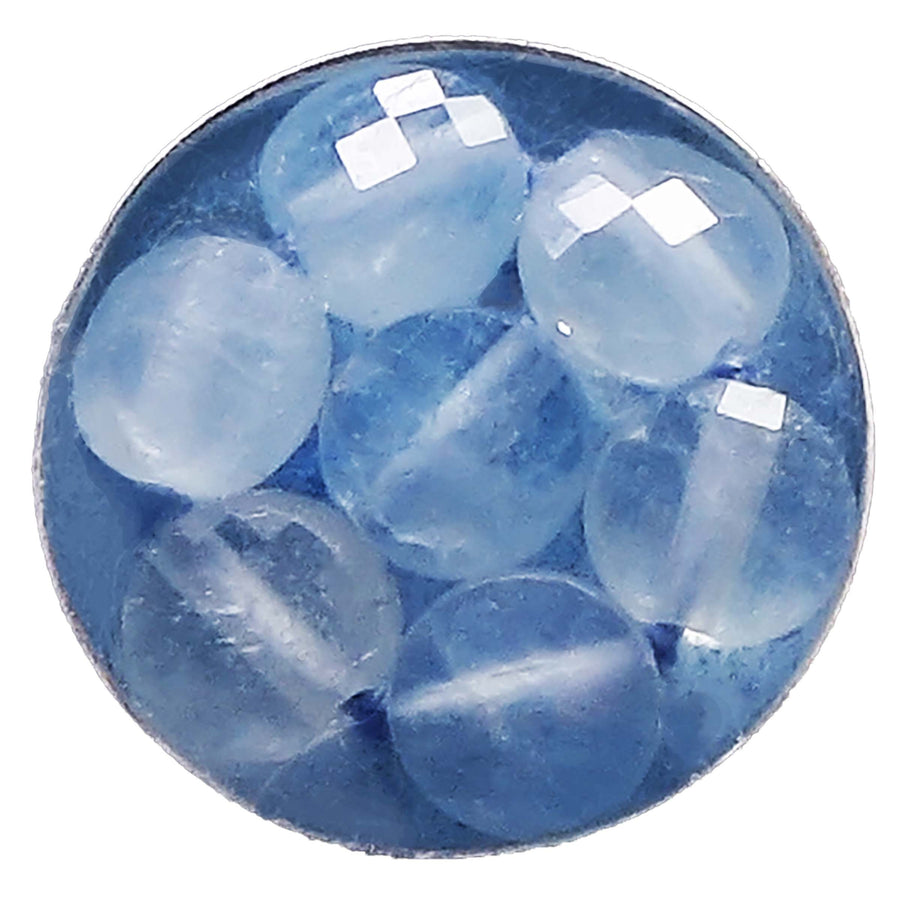 Goodbye Blue Sky aquamarine post earring