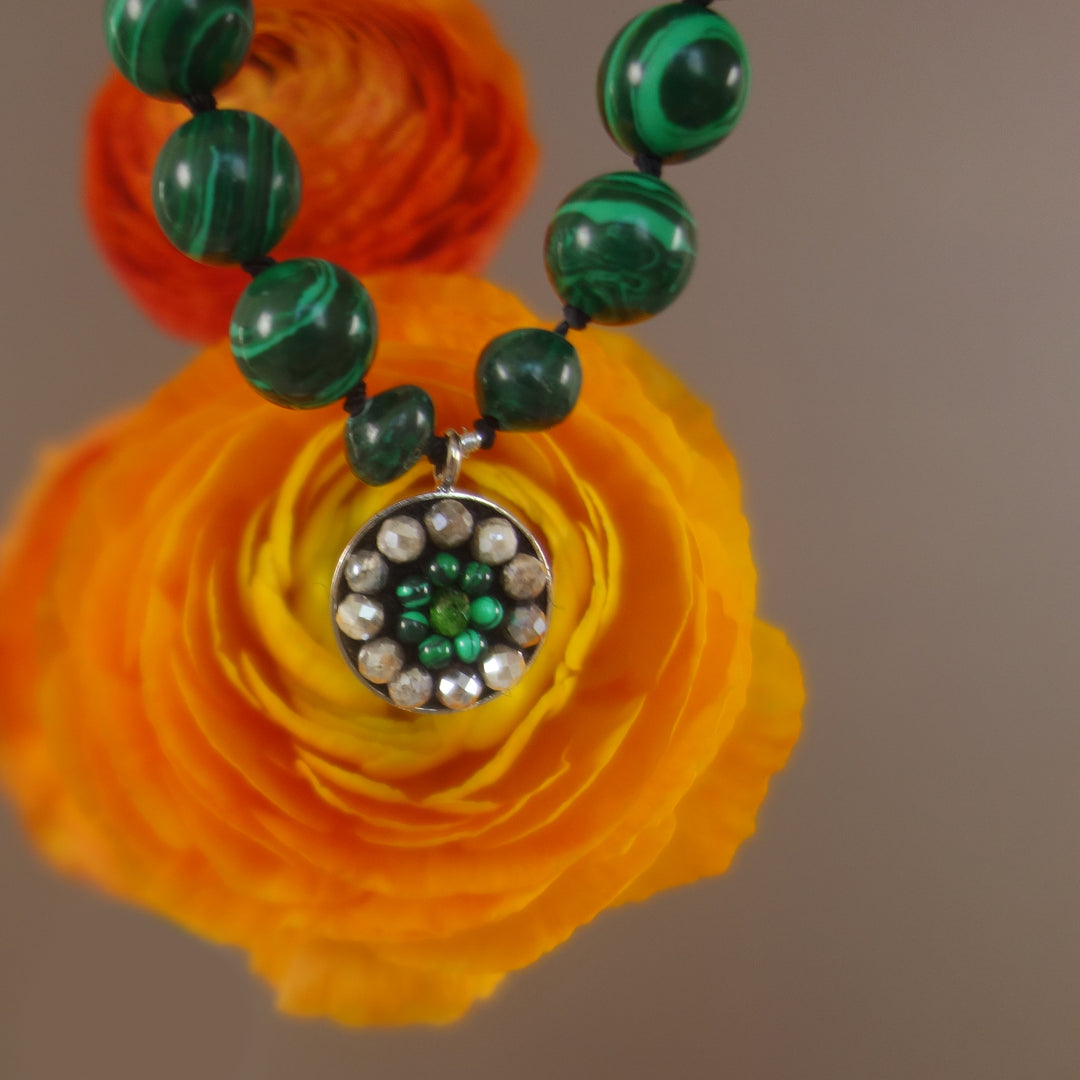Malachite Mama mosaic bracelet