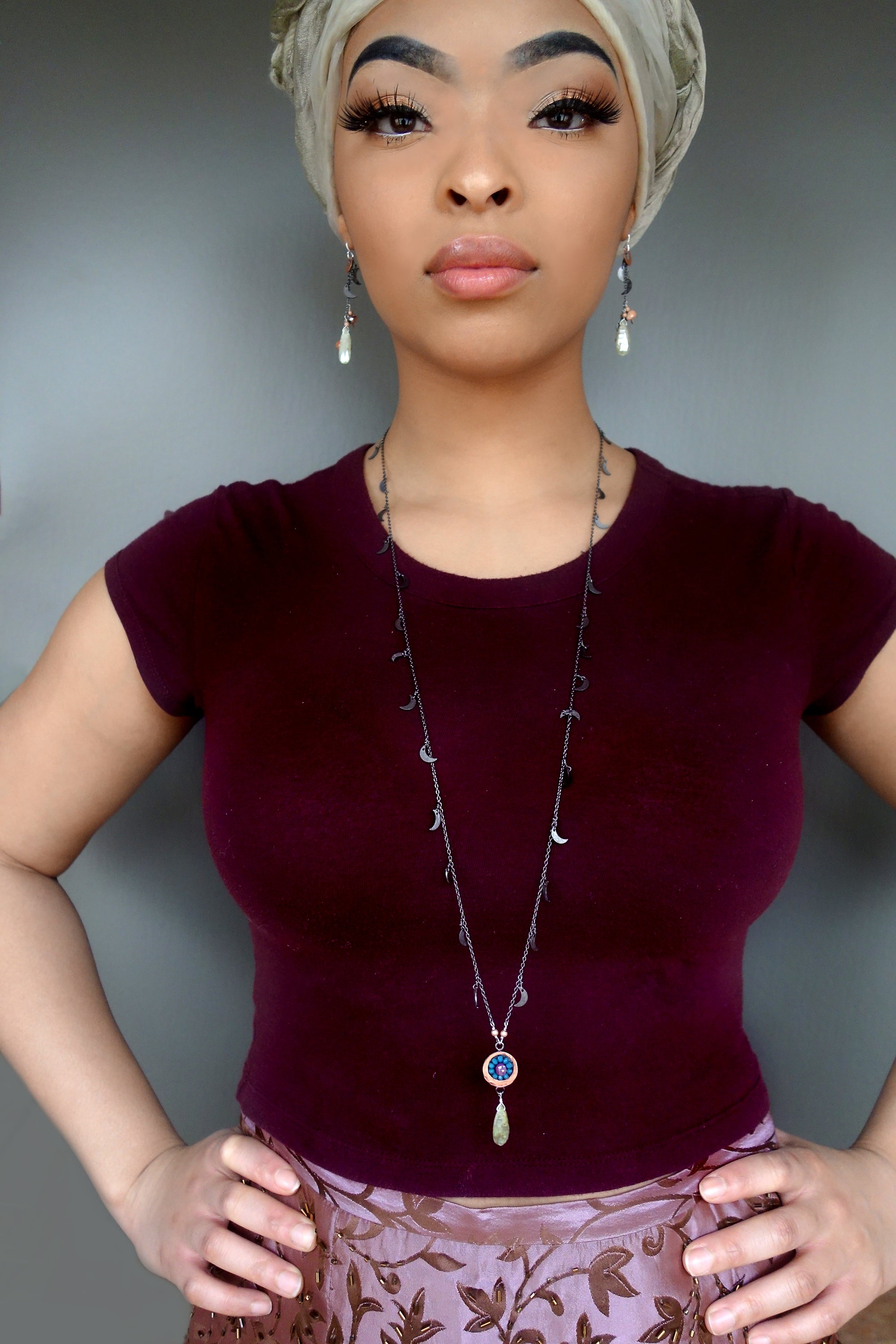 Shine On, Silver Moon necklace