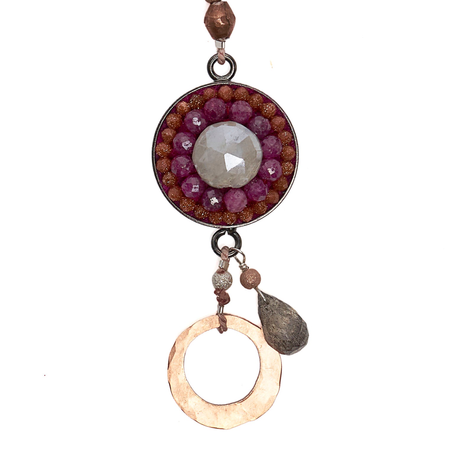 One Giant Leap for Mankind (hand hammered moon) necklace/bracelet