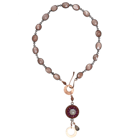 One Giant Leap for Mankind (hand hammered moon) necklace/bracelet