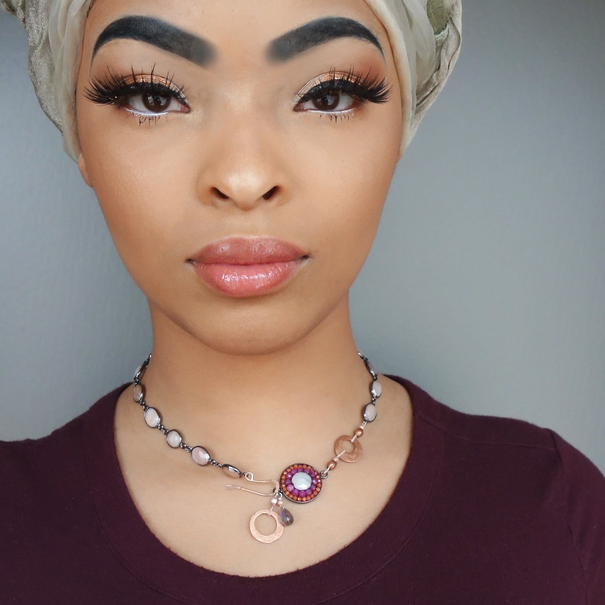 One Giant Leap for Mankind (hand hammered moon) necklace/bracelet