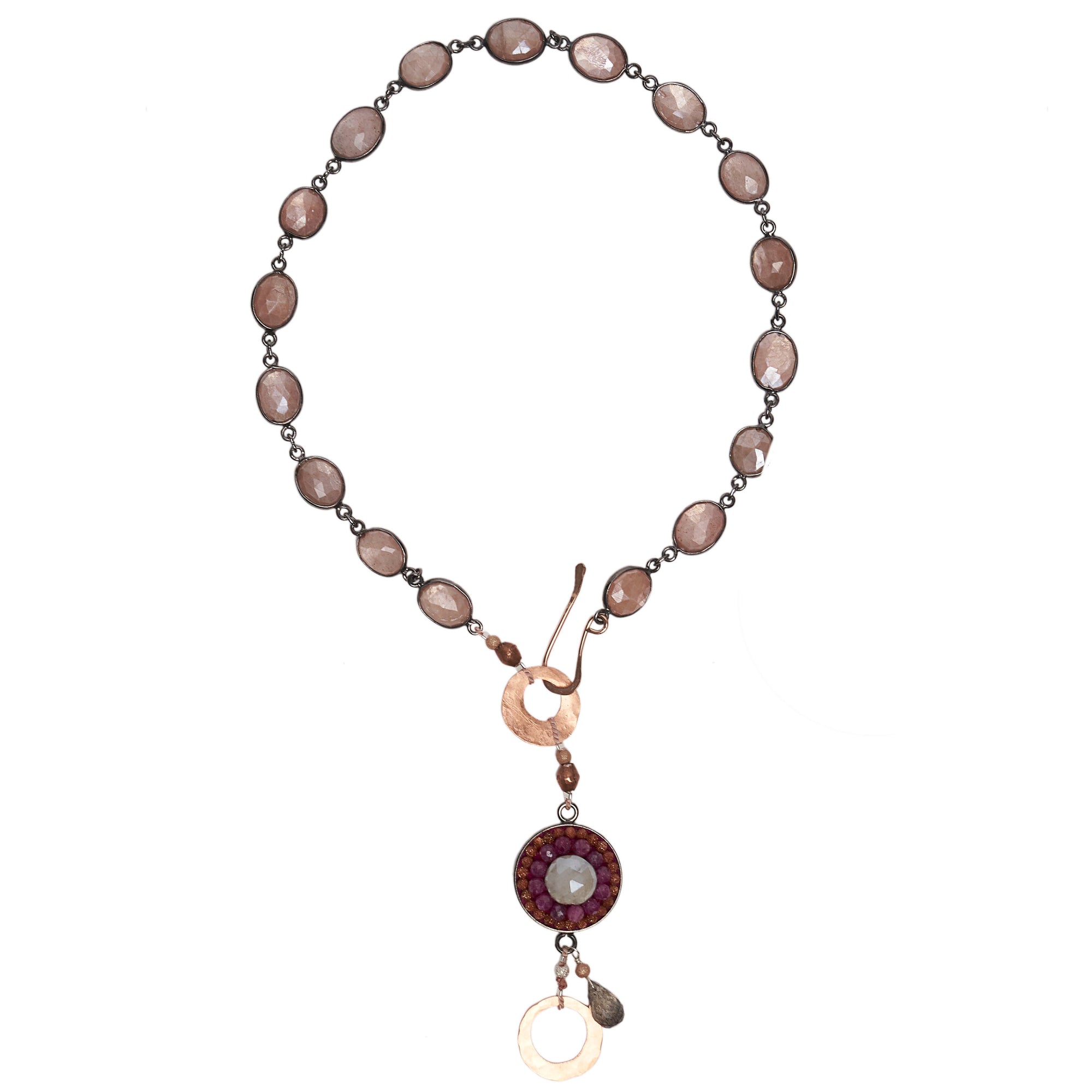 One Giant Leap for Mankind (hand hammered moon) necklace/bracelet