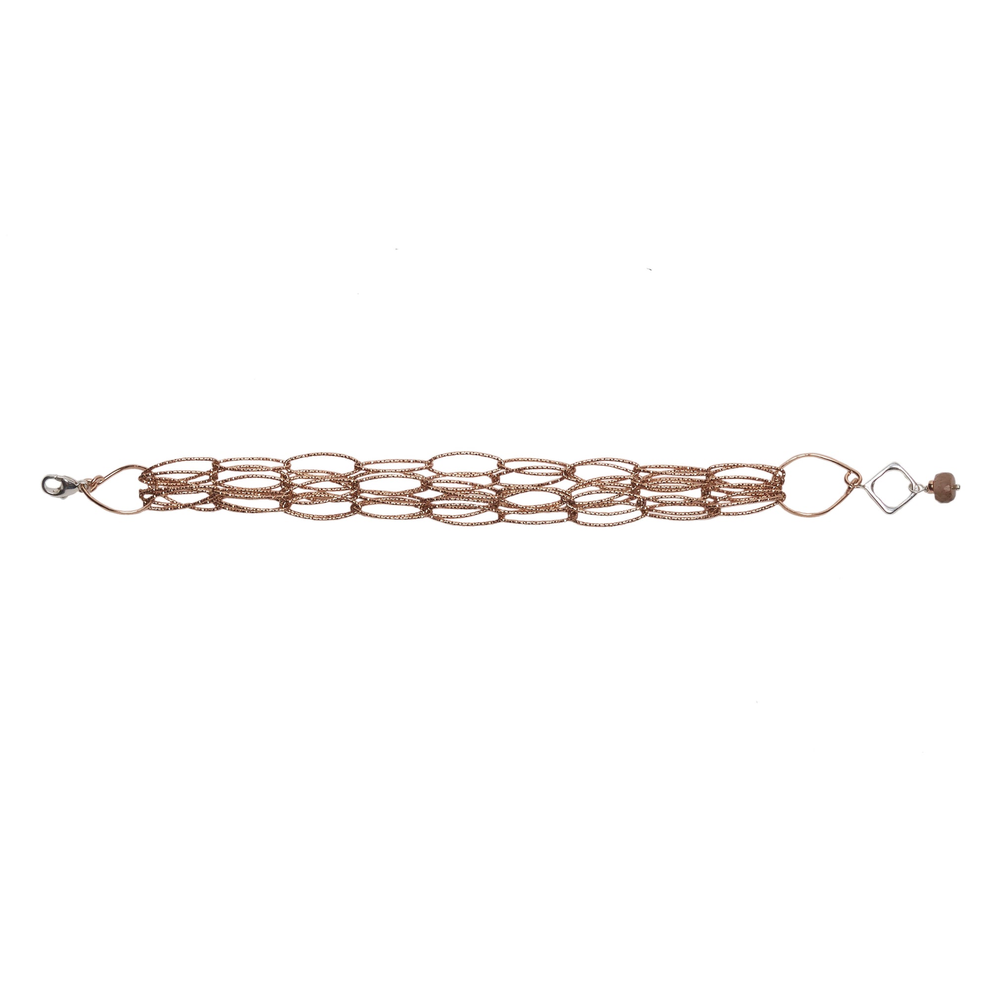 Love's Blooming Rose Gold Multi-Strand bracelet
