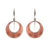 Hand Hammered Copper Hoop earring