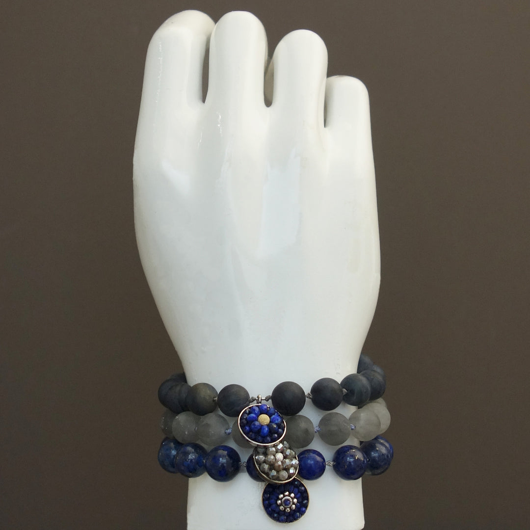 Love Me some Lapis mosaic bracelet